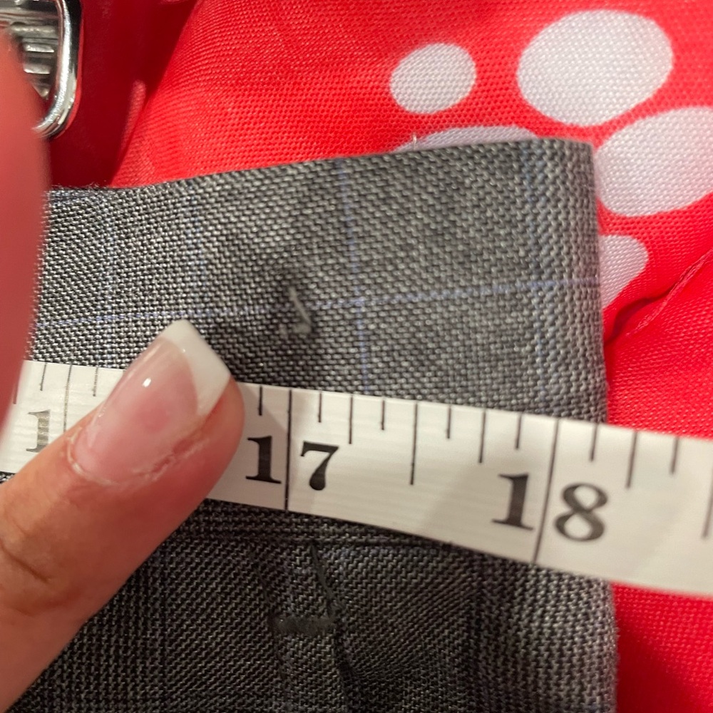 TAILORED GRAY HENRY SLACKS - Picture 3 of 8